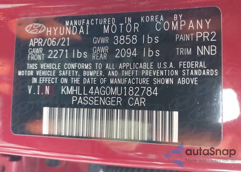 2021 Hyundai Elantra Se z USA, uszkodzony, nr VIN KMHLL4AG0MU182784